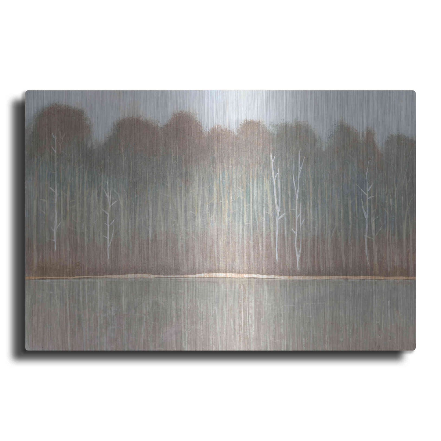 Luxe Metal Art 'Along the River Bank I' by Tim O'Toole, Metal Wall Art