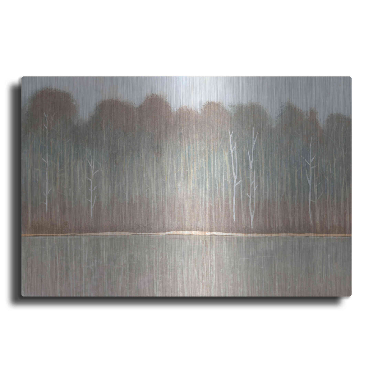 Luxe Metal Art 'Along the River Bank I' by Tim O'Toole, Metal Wall Art