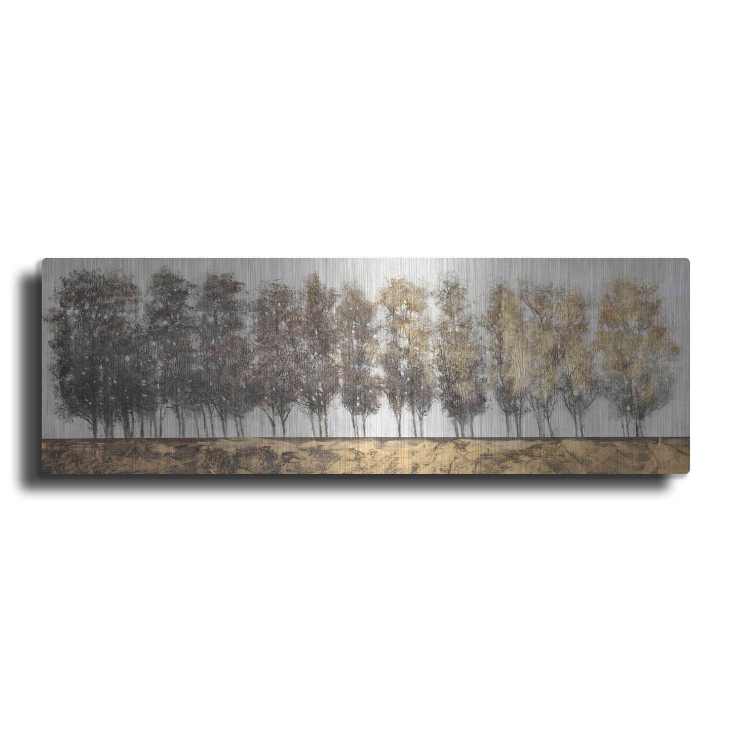 Luxe Metal Art 'Gilt Foliage' by Tim O'Toole, Metal Wall Art