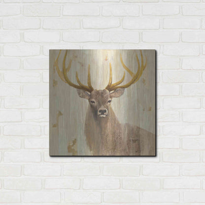 Luxe Metal Art 'Forest King' by Albena Hristova, Metal Wall Art,24x24