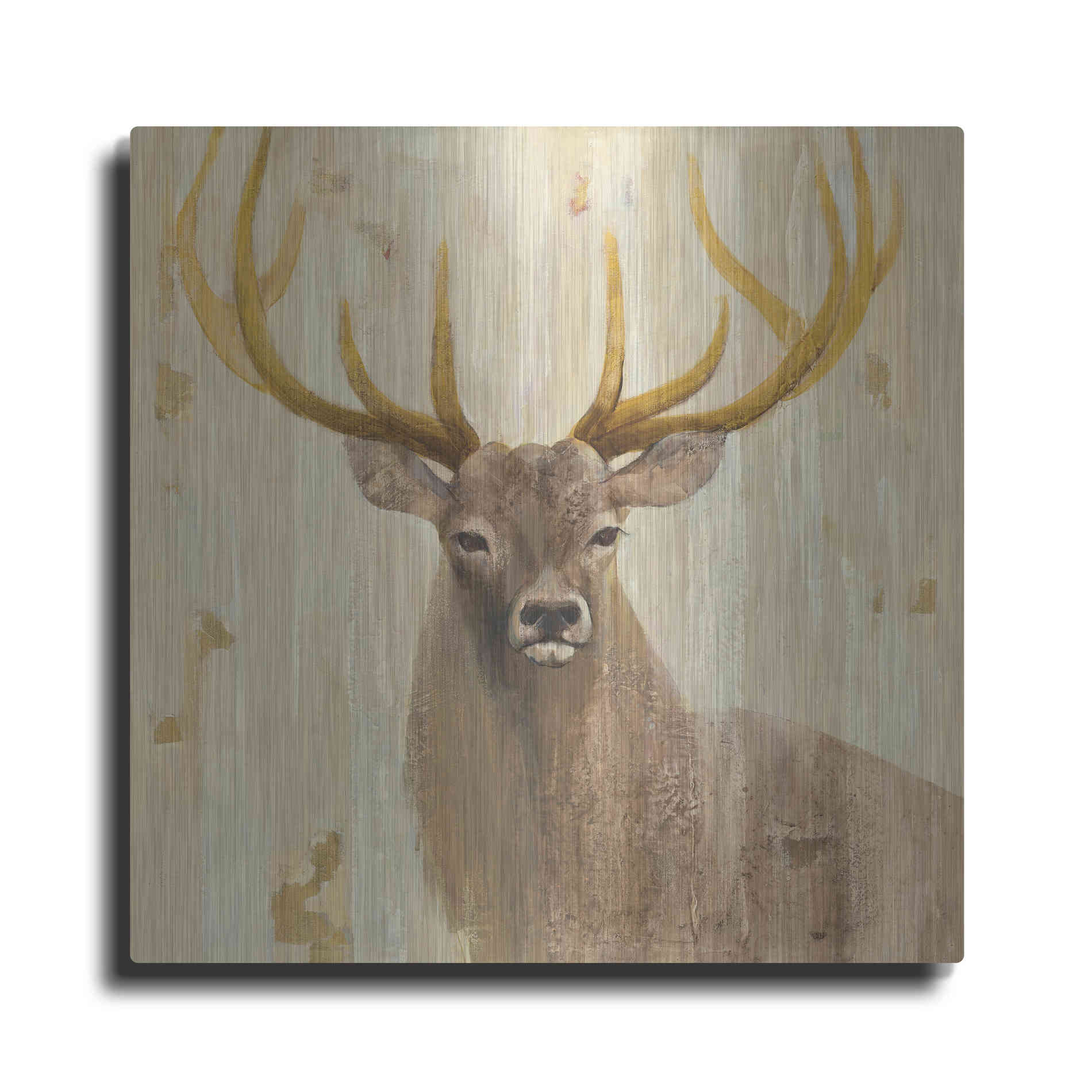 Luxe Metal Art 'Forest King' by Albena Hristova, Metal Wall Art