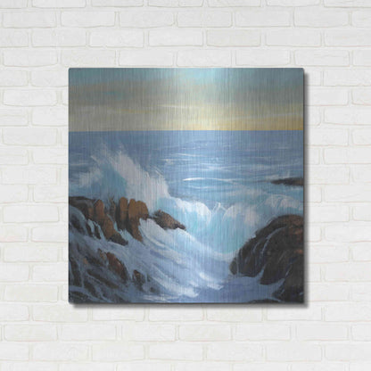 Luxe Metal Art 'Rip Tide II' by Tim O'Toole, Metal Wall Art,36x36