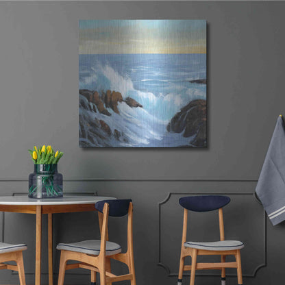 Luxe Metal Art 'Rip Tide II' by Tim O'Toole, Metal Wall Art,36x36