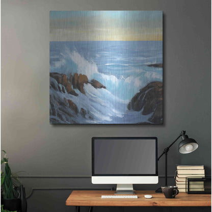 Luxe Metal Art 'Rip Tide II' by Tim O'Toole, Metal Wall Art,36x36