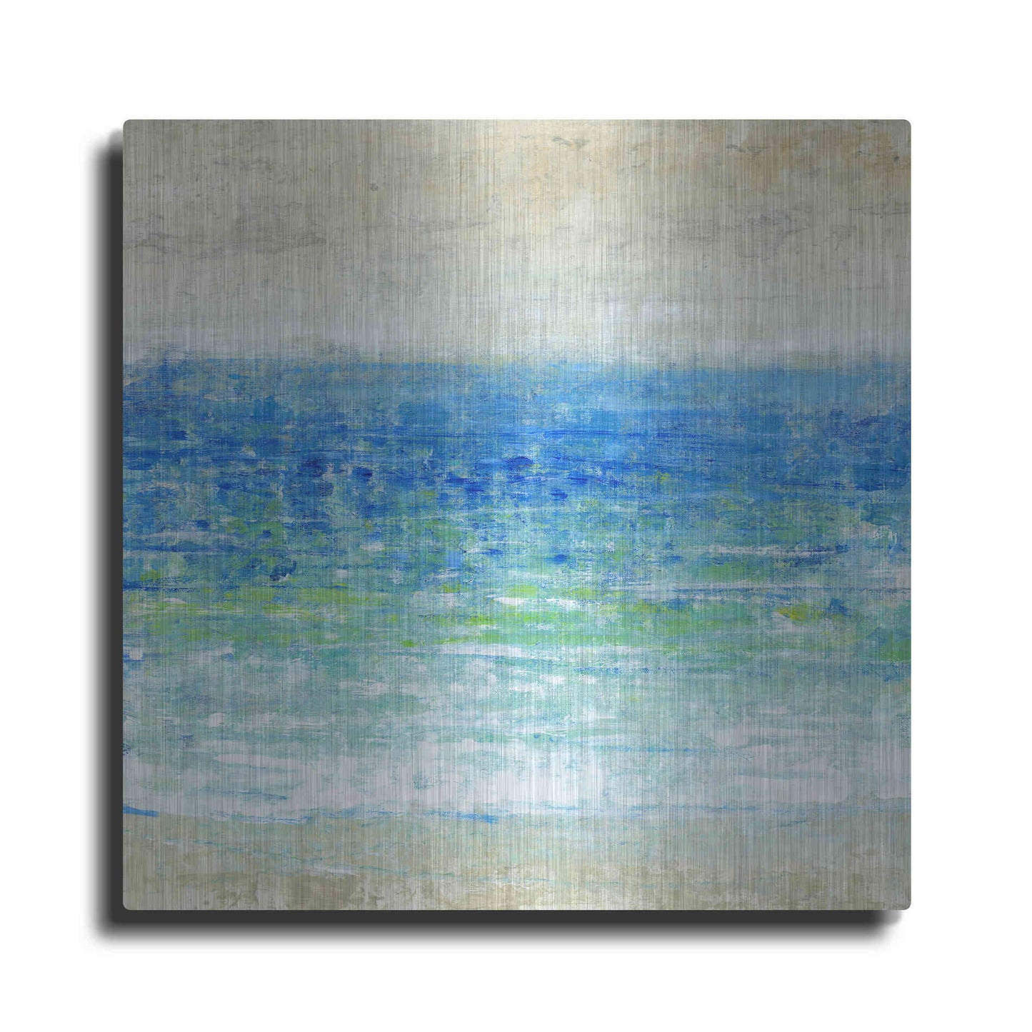 Luxe Metal Art 'Ocean Impressions I' by Tim O'Toole, Metal Wall Art