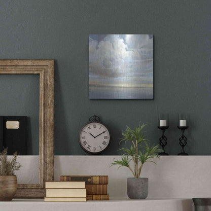 Luxe Metal Art 'Passing Storm II' by Tim O'Toole, Metal Wall Art,12x12