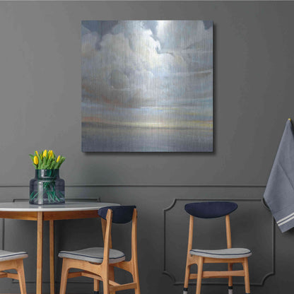 Luxe Metal Art 'Passing Storm II' by Tim O'Toole, Metal Wall Art,36x36