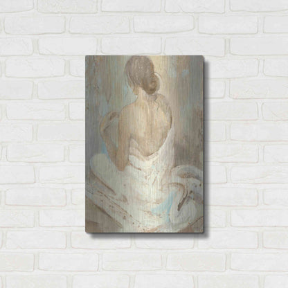 Luxe Metal Art 'Abstract Figure Study II' by Albena Hristova, Metal Wall Art,16x24