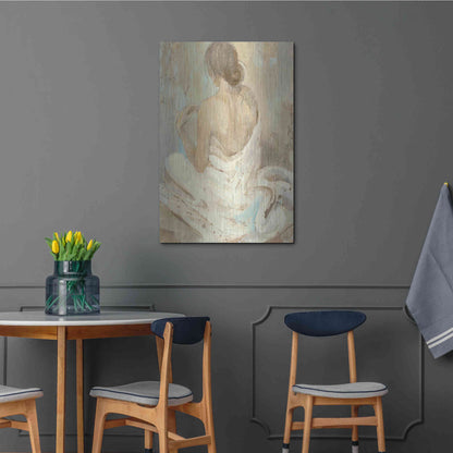 Luxe Metal Art 'Abstract Figure Study II' by Albena Hristova, Metal Wall Art,24x36