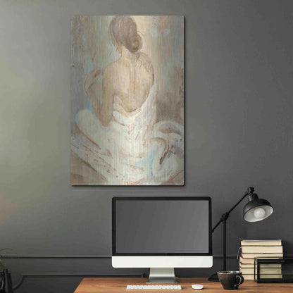 Luxe Metal Art 'Abstract Figure Study II' by Albena Hristova, Metal Wall Art,24x36