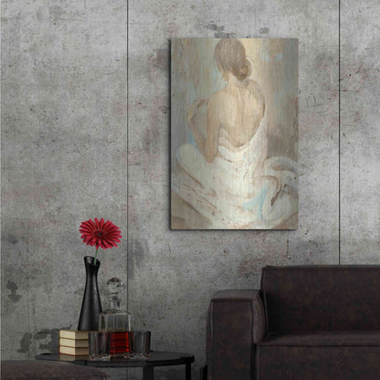 Luxe Metal Art 'Abstract Figure Study II' by Albena Hristova, Metal Wall Art,24x36