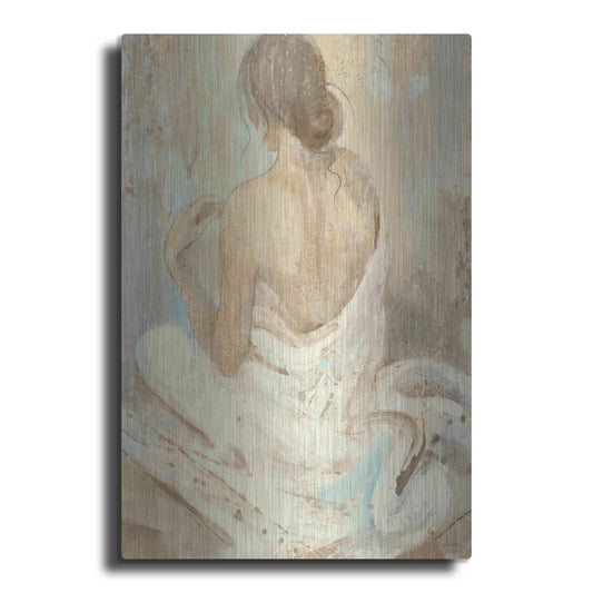 Luxe Metal Art 'Abstract Figure Study II' by Albena Hristova, Metal Wall Art