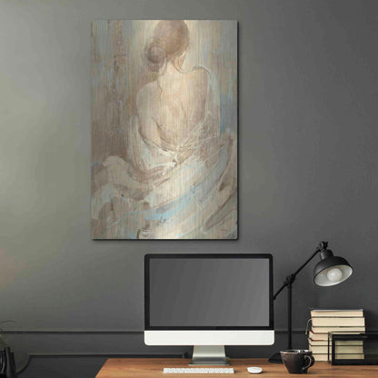 Luxe Metal Art 'Abstract Figure Study I' by Albena Hristova, Metal Wall Art,24x36