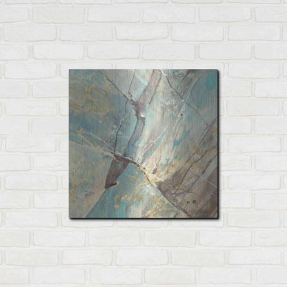 Luxe Metal Art 'Blue Water II' by Albena Hristova, Metal Wall Art,24x24