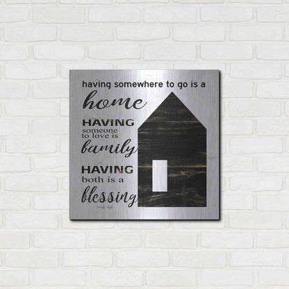 Luxe Metal Art 'A Blessing' by Cindy Jacobs, Metal Wall Art,24x24