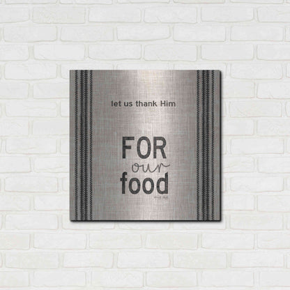 Luxe Metal Art 'Let Us Thank Him' by Cindy Jacobs, Metal Wall Art,24x24