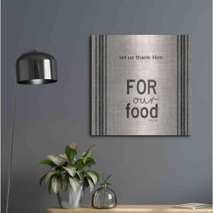 Luxe Metal Art 'Let Us Thank Him' by Cindy Jacobs, Metal Wall Art,24x24
