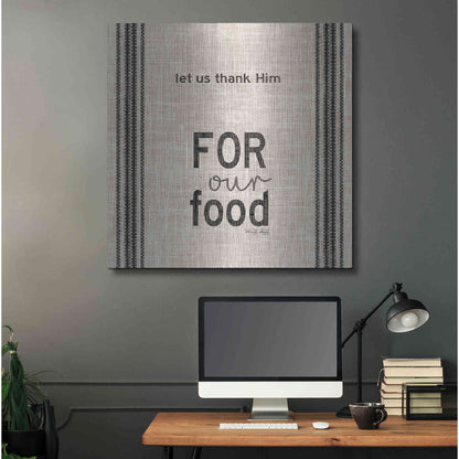Luxe Metal Art 'Let Us Thank Him' by Cindy Jacobs, Metal Wall Art,36x36