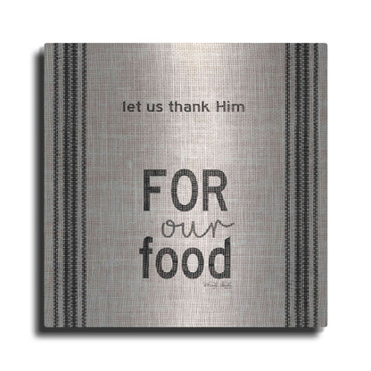 Luxe Metal Art 'Let Us Thank Him' by Cindy Jacobs, Metal Wall Art