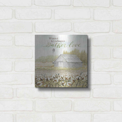 Luxe Metal Art 'Gather Love' by Cindy Jacobs, Metal Wall Art,12x12