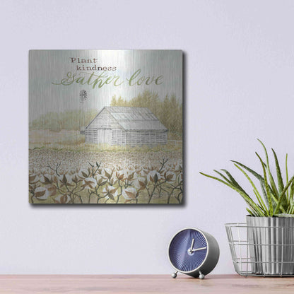 Luxe Metal Art 'Gather Love' by Cindy Jacobs, Metal Wall Art,12x12