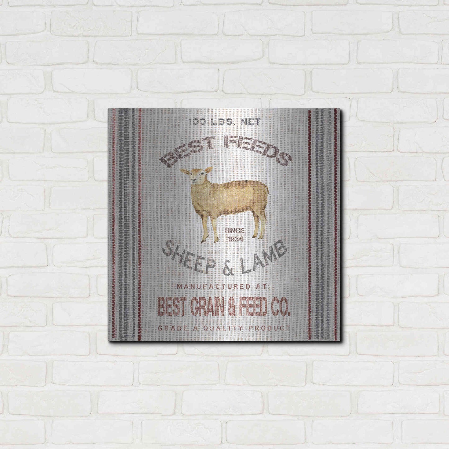 Luxe Metal Art 'Best Feeds' by Cindy Jacobs, Metal Wall Art,24x24