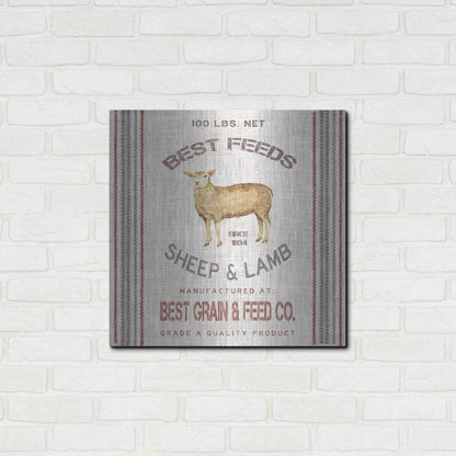 Luxe Metal Art 'Best Feeds' by Cindy Jacobs, Metal Wall Art,24x24