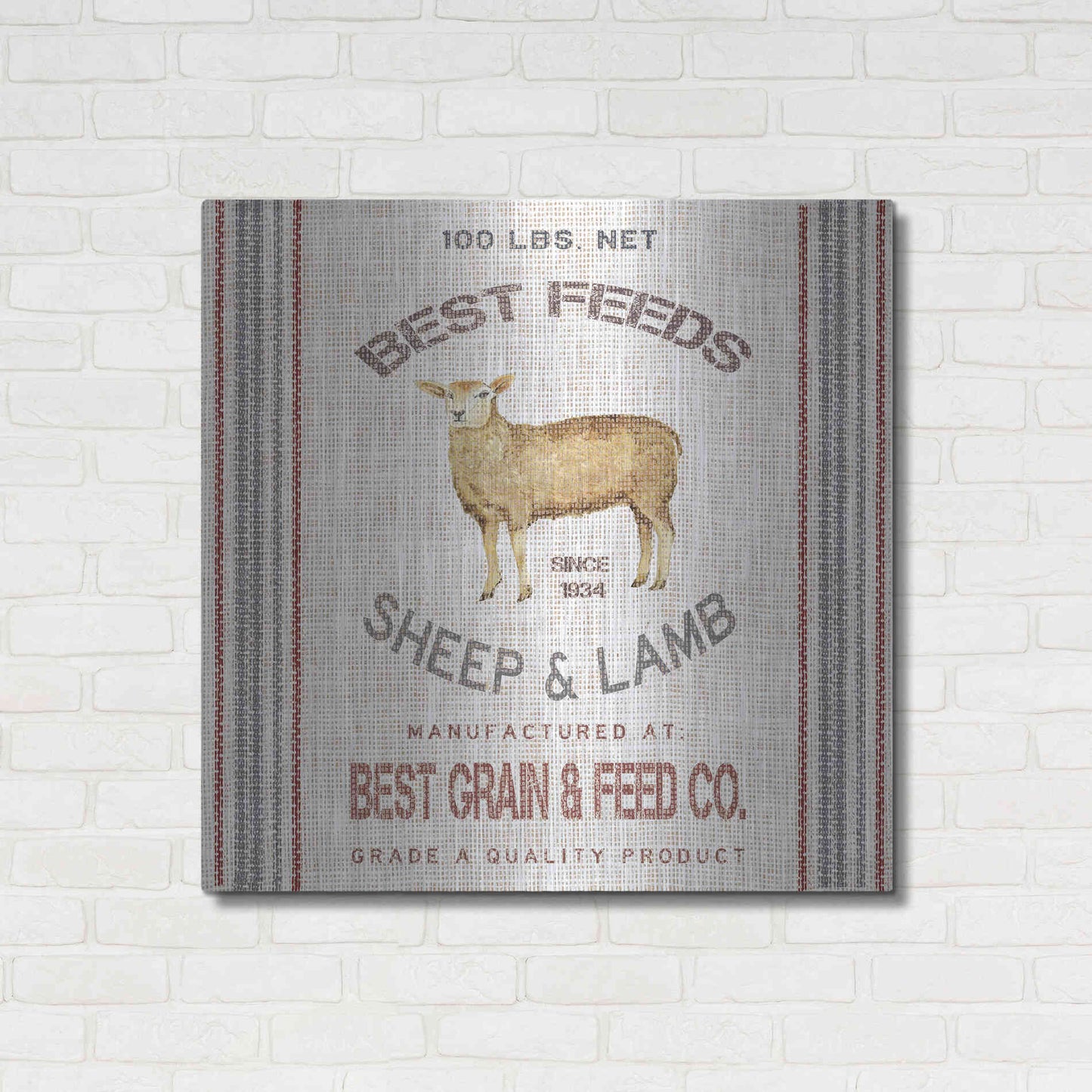 Luxe Metal Art 'Best Feeds' by Cindy Jacobs, Metal Wall Art,36x36