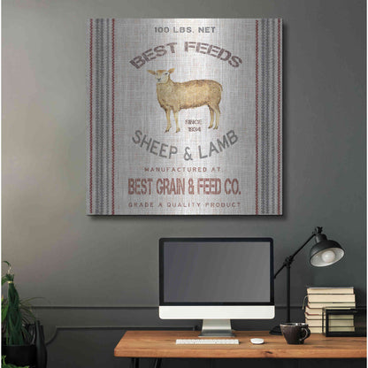 Luxe Metal Art 'Best Feeds' by Cindy Jacobs, Metal Wall Art,36x36