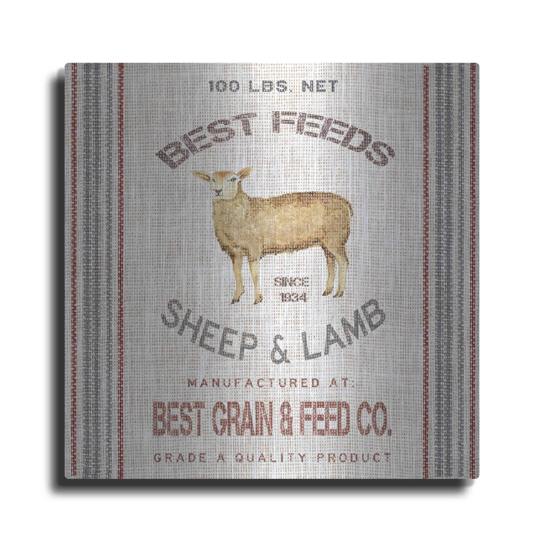 Luxe Metal Art 'Best Feeds' by Cindy Jacobs, Metal Wall Art