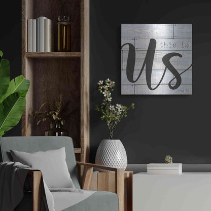 Luxe Metal Art 'This is Us' by Cindy Jacobs, Metal Wall Art,24x24