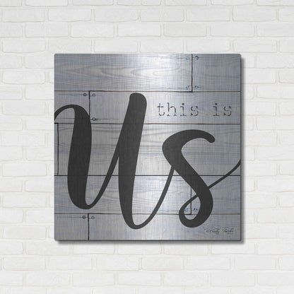 Luxe Metal Art 'This is Us' by Cindy Jacobs, Metal Wall Art,36x36