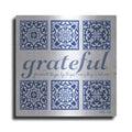 Luxe Metal Art 'Grateful Tile' by Cindy Jacobs, Metal Wall Art