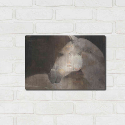 Luxe Metal Art 'Looking Back' by Albena Hristova, Metal Wall Art,16x12