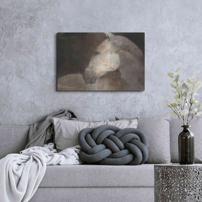 Luxe Metal Art 'Looking Back' by Albena Hristova, Metal Wall Art,36x24