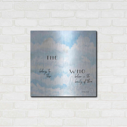 Luxe Metal Art 'The Future' by Cindy Jacobs, Metal Wall Art,24x24