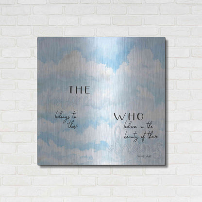 Luxe Metal Art 'The Future' by Cindy Jacobs, Metal Wall Art,36x36