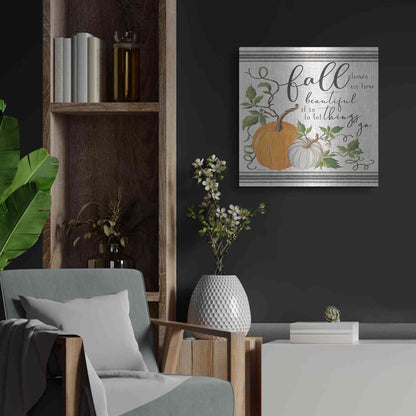 Luxe Metal Art 'Let Things Go' by Cindy Jacobs, Metal Wall Art,24x24