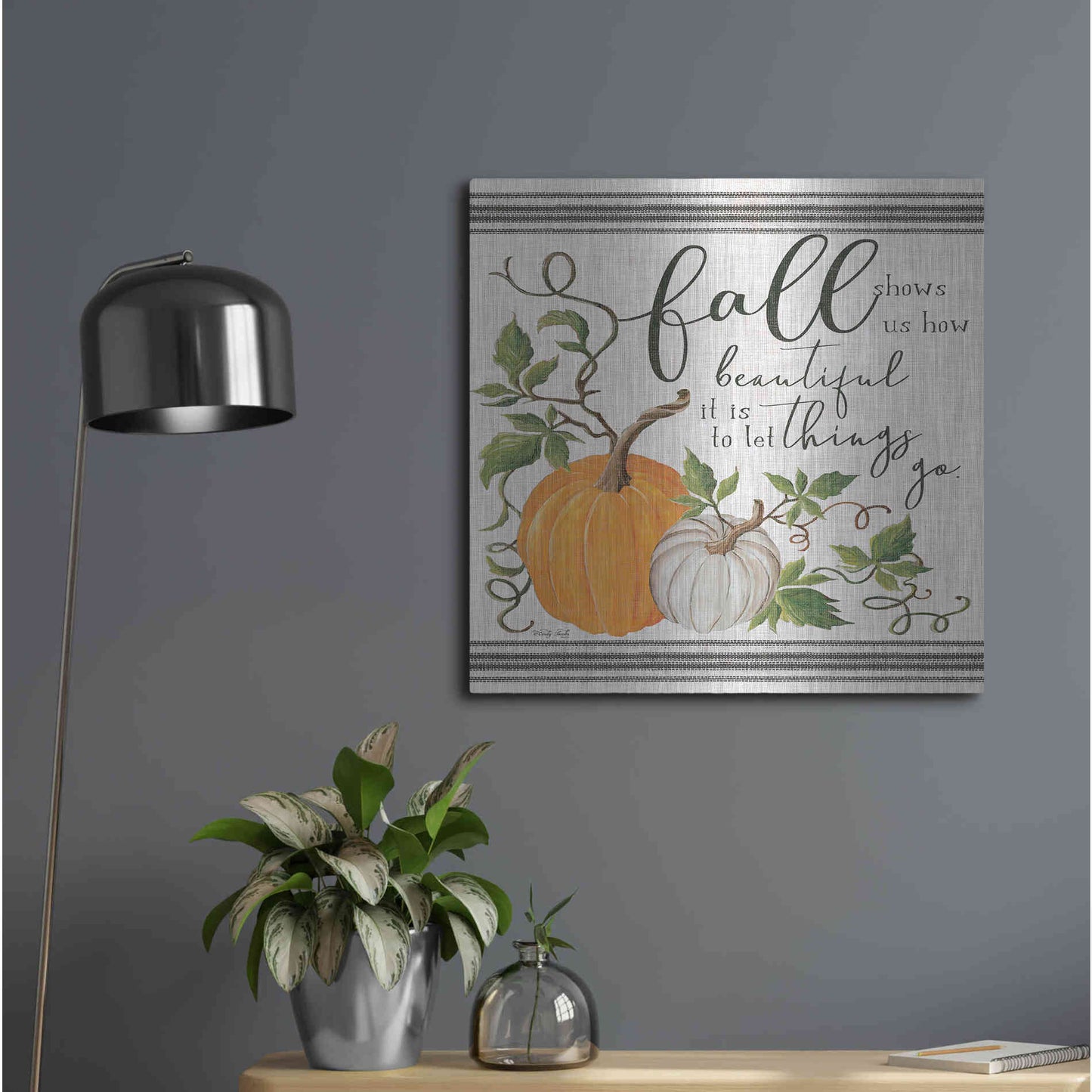 Luxe Metal Art 'Let Things Go' by Cindy Jacobs, Metal Wall Art,24x24