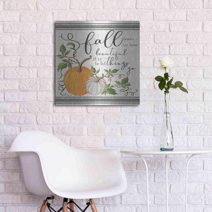 Luxe Metal Art 'Let Things Go' by Cindy Jacobs, Metal Wall Art,24x24