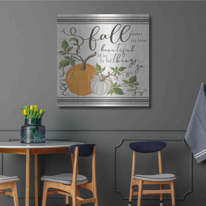 Luxe Metal Art 'Let Things Go' by Cindy Jacobs, Metal Wall Art,36x36