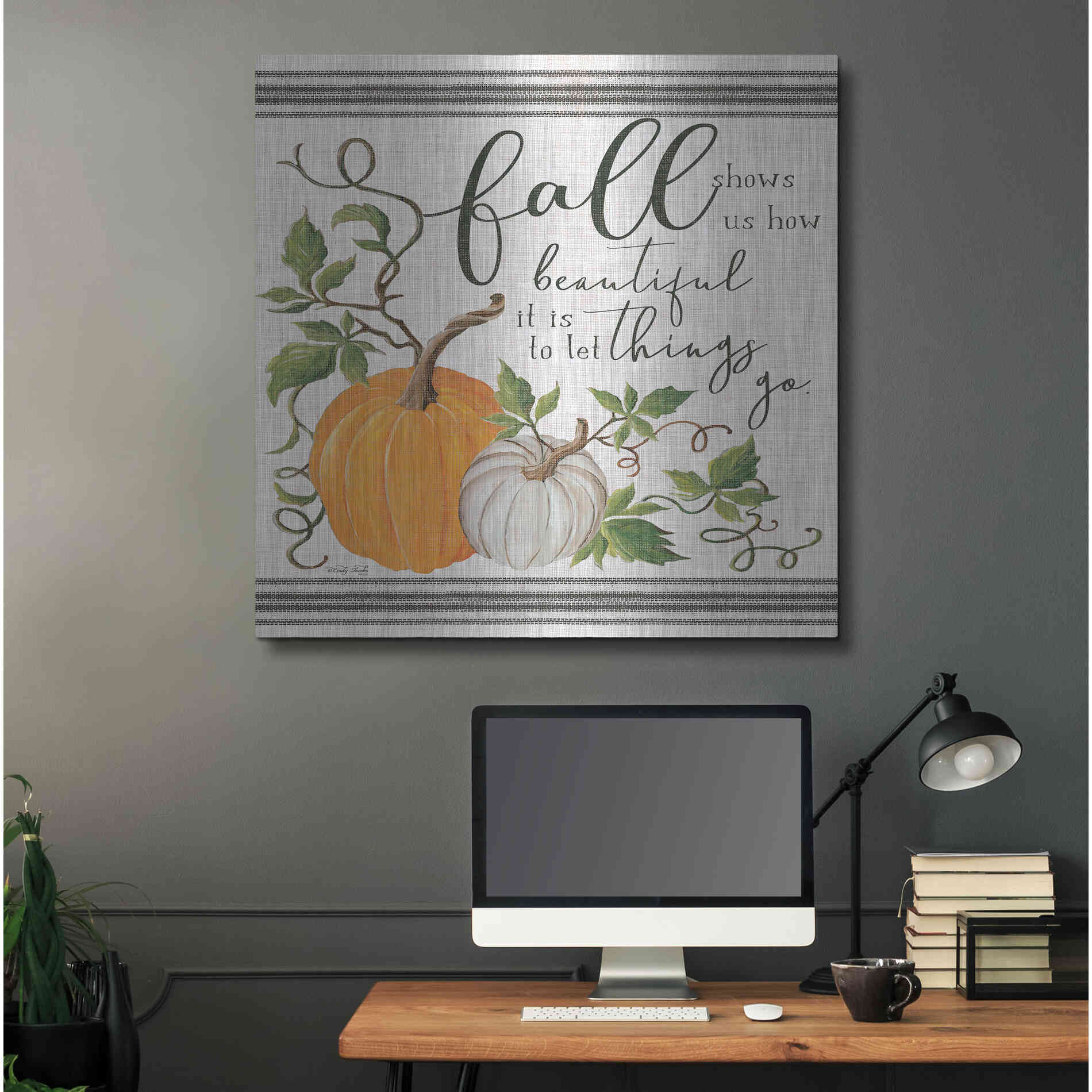 Luxe Metal Art 'Let Things Go' by Cindy Jacobs, Metal Wall Art,36x36