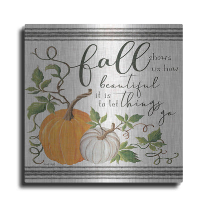 Luxe Metal Art 'Let Things Go' by Cindy Jacobs, Metal Wall Art