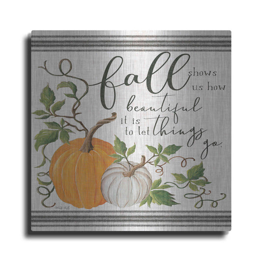 Luxe Metal Art 'Let Things Go' by Cindy Jacobs, Metal Wall Art