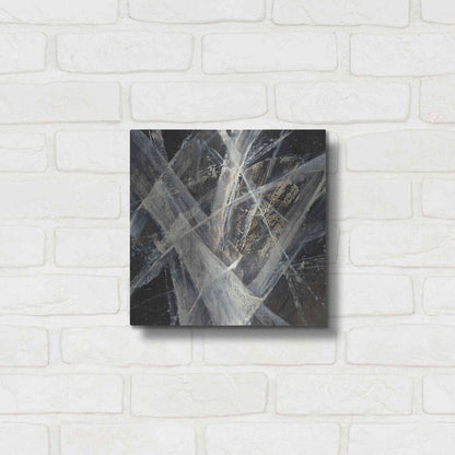 Luxe Metal Art 'Glacier I' by Albena Hristova, Metal Wall Art,12x12