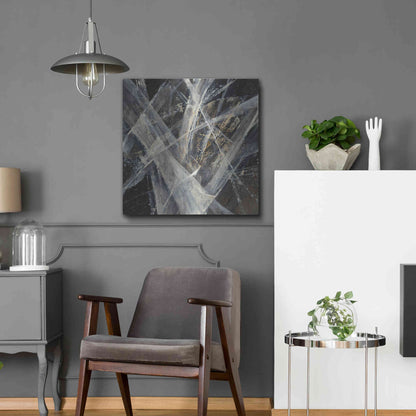 Luxe Metal Art 'Glacier I' by Albena Hristova, Metal Wall Art,24x24