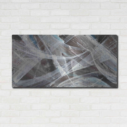 Luxe Metal Art 'Glacier VI' by Albena Hristova, Metal Wall Art,48x24