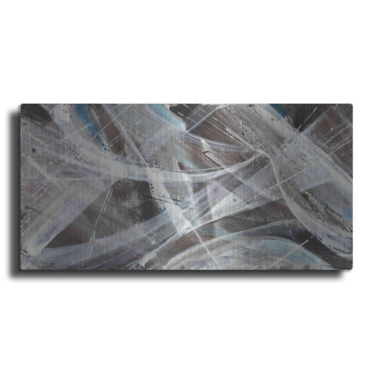 Luxe Metal Art 'Glacier VI' by Albena Hristova, Metal Wall Art