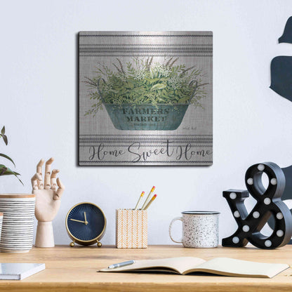 Luxe Metal Art 'Sweet Home' by Cindy Jacobs, Metal Wall Art,12x12