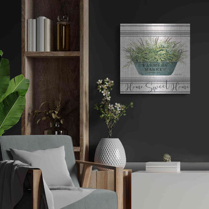 Luxe Metal Art 'Sweet Home' by Cindy Jacobs, Metal Wall Art,24x24